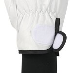 Work Gloves Manufacturer - Goatskin Leather EN388 Certified Wing Thumb Cotton Liner Anti-Slip for Drivers & Mechanics