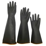 Industrial Latex Gloves Manufacturer - Industria Black Acid Chemical Resistant Waterproof