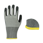Cut Resistant Gloves Manufacturer - Level 5 HPPE Sandy Nitrile Palm Coating for Enhanced Grip General Purpose