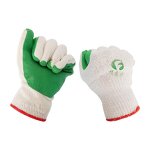 Work Gloves Manufacturer - 10-Gauge Rubber Latex Palm Coated Silicone-Free Powder-Free 25cm EN388 Certified