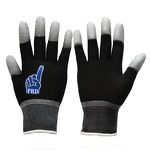 Work Gloves Manufacturer - Wholesale Price 13 Gauge PU Top Finger Coated Breathable Durable Anti-Slip for Assembly