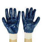 Work Gloves Manufacturer - PVC Fully Coated Tear-Resistant Oil/Acid/Alkali Resistant Single Dip 26cm Interlock Lined