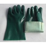 Work Gloves Manufacturer - Chemical Resistant PVC Sandy Finish Grip Palm Non slip