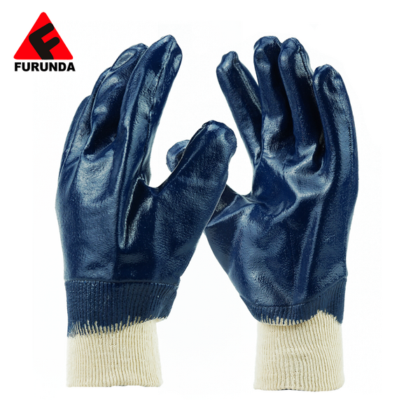 Work Gloves Manufacturer - PVC Fully Coated Tear-Resistant Oil/Acid/Alkali Resistant Single Dip 26cm Interlock Lined