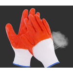 Work Gloves Manufacturer - PVC Coated Single Dipped Oil Acid Alkali Resistant Interlock Lining FURUNDA FRDP0827