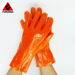 Work Gloves Manufacturer - Fully Coated PVC Gauntlet Liquid Proof