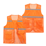 Reflective Vest Manufacturer - Sanitation Worker Safety Breathable Construction Clothing Railway Fluorescent