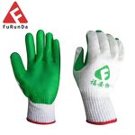 Work Gloves Manufacturer - 10-Gauge Rubber Latex Palm Coated Silicone-Free Powder-Free 25cm EN388 Certified