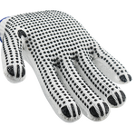 Work Gloves Manufacturer - PVC Dotted Grip for Material Handling One Side Dots 7/10 Gauge Custom Colors
