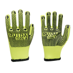 Work Gloves Manufacturer - Factory Direct Supply Multi-Color PVC Double Dots Non-Slip for Construction & Gardening