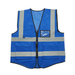 Reflective Vest Manufacturer - Sanitation Worker Safety Breathable Construction Clothing Railway Fluorescent