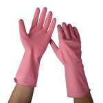 Industrial Gloves Manufacturer - Sunflower Black Waterproof Rubber Top Quality Dish Washing Household Full Sleeve Long