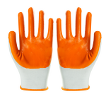 Safety Working Gloves Manufacturer - 13gauge 30-40g/pair Bulk White Grey Nitrile Coated Cheap Nylon for Garden Construction