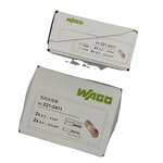 WAGO Inline Connector - Manufacturer - 221-2411 2 Way 4mm2 Lever Type