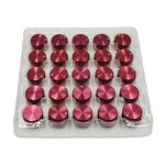 Potentiometer Knob - Manufacturer - 15*25mm Red Aluminum Alloy 6mm Shaft