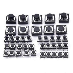 Tact Switch - Manufacturer - 10.5mm SMD 6*6*10.5mm 4 PIN Momentary 12v