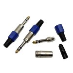 TRS Audio Plug Connector - Manufacturer - 6.35mm 1/4 Stereo Copper Tip Male