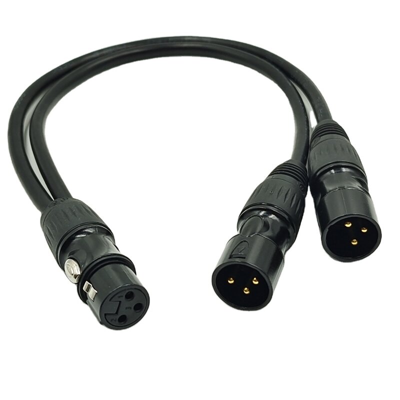 XLR Microphone Cable - Manufacturer - 2 Male to Female Shielded 0.25-10m