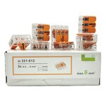 WAGO Splicing Connector - Manufacturer - 221-613 0.5-6mm2 Lever Type