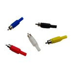RCA Connector - Manufacturer - Audio Video AV Solder Yellow Plastic Handle