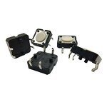 Tact Switch - Manufacturer - Round White SPST Touch 4pin SMD