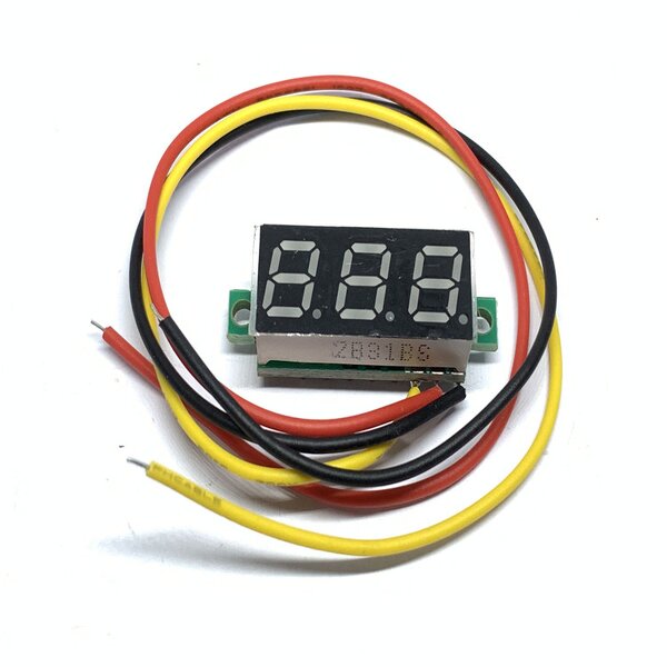 Digital Voltmeter - Manufacturer - 0.28" Three-Line Red 0-100V Mini Display