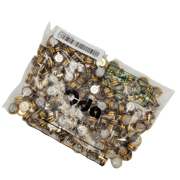 Coin Supercapacitor - Manufacturer - CB5R5224HF-ZJP 5.5V 0.22F H Type 2uA