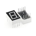 7 Segment LED Display - Manufacturer - 0.5" Red 1 Bit Common Anode 10 PIN