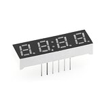 7 Segment LED Display - Manufacturer - 0.28" Red 4 Bit Common Cathode 12 PIN