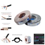 Microphone Cable - Manufacturer - 100m 2 PIN DIY Flexible HIFI Audio Soft
