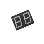 7 Segment LED Display - Manufacturer - 0.4" Red 2 Bit Common Cathode 10 PIN