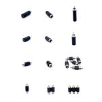 Audio Jack Adapter - Manufacturer - 6.35mm 1/4" Male to Male Gold Plated