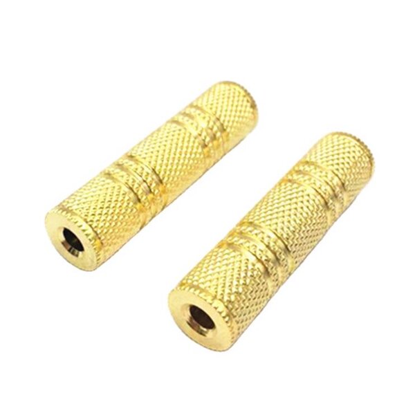 Audio Jack Connector - Manufacturer - 3.5mm Female to Female Metal Extension