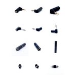 Audio Jack Adapter - Manufacturer - 6.35mm 1/4" Male to Male Gold Plated