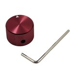 Potentiometer Knob - Manufacturer - 15*25mm Red Aluminum Alloy 6mm Shaft