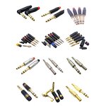 RCA Mono Connector - Manufacturer - 6.35mm Male to Nickel Plated RCA Socket