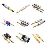 Stereo Jack Connector - Manufacturer - 3.5mm Gold Plated 3 Poles Metal