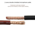 Microphone Cable - Manufacturer - 2 Pin Low Noise Balanced Flexible Audio