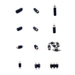 Stereo Jack Plug - Manufacturer - 6.35mm 1/4" Copper Tubes Mixer Metal