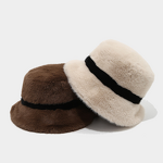 Bucket Hat - Manufacturer - 2025 New Simple Color-Matching Warm Casual Fishing Hat