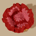 Bucket Hat - Manufacturer - Women Handmade Knit Floral Skull Cap Summer Beach Hat