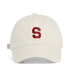 Baseball Cap - Manufacturer - Unisex Simple Letter S Embroidered 6-Panel Business Cap