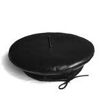 Beret Hat - Manufacturer - Women PU Leather French Artist Painter Retro Boina Cap