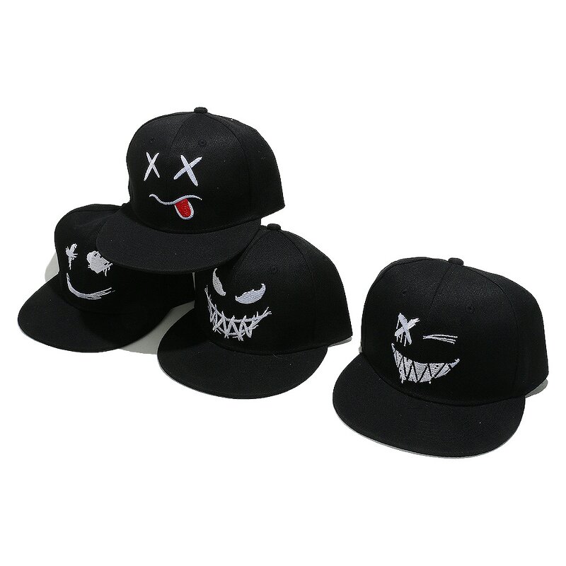 Trucker Hat - Manufacturer - Wholesale Cartoon Face Embroidered Unisex 6-Panel Dad Hat