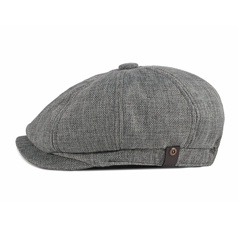 Newsboy Hat - Manufacturer - Classic Striped Irish Winter Flat Cap for Casual & Party Wear