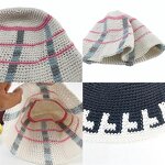 Beanie Hat - Manufacturer - New Striped Handmade Crochet Winter Hip Hop Bucket Hat