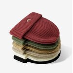 Beanie Hat - Manufacturer - Women Corgi Dog Embroidery Cuffed Warm Knitted Skull Cap - Customizable