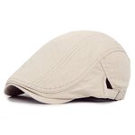 Beret Cap - Manufacturer - Casual Solid Cotton Washed Forward Peaked Visor Painter Cap