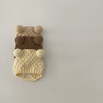 Beanie Hat - Manufacturer - Winter Newborn Baby Girls Bear Design Customizable Logo Hat