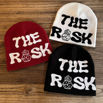 Knitted Hat - Manufacturer - Winter Outdoor Windproof Running Ski Knitted Letter Jacquard Hat